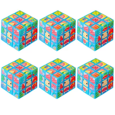 PartyCity Mermaid Puzzle Cubes 6ct