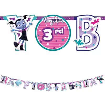PartyCity Vampirina Birthday Banner Kit