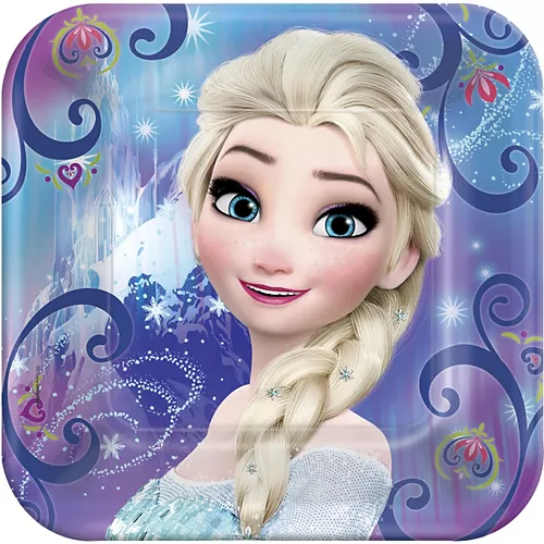 PartyCity Frozen Lunch Plates 8ct