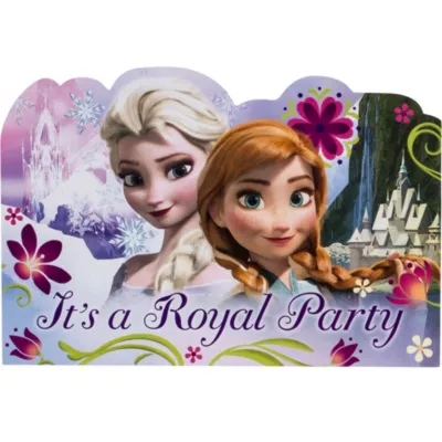 PartyCity Frozen Invitations 8ct