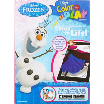 PartyCity Frozen Color & Play Book