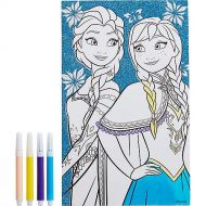 PartyCity Glitter Frozen Coloring Sheet with Markers