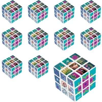 PartyCity Frozen Puzzle Cubes 24ct