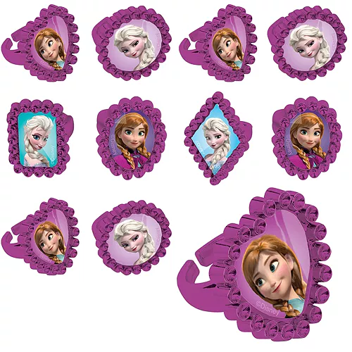 PartyCity Frozen Jewel Rings 48ct