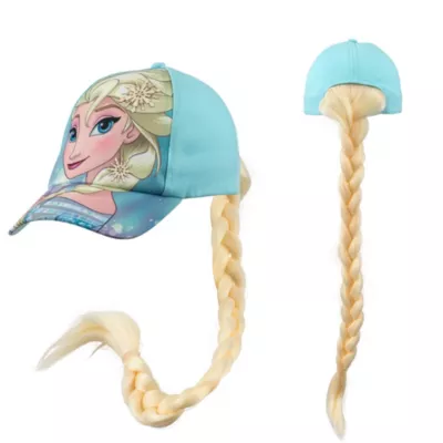 PartyCity Child Elsa Baseball Hat with Braid - Frozen