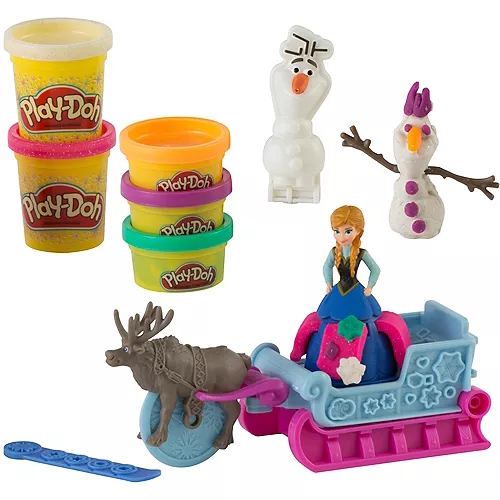 PartyCity Play-Doh Frozen Sled Adventure Playset 10pc