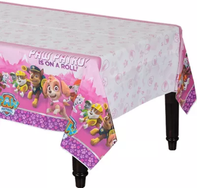  PartyCity Pink PAW Patrol Table Cover