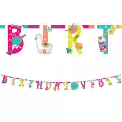 PartyCity Selfie Celebration Birthday Banner Kit