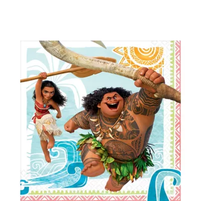 PartyCity Moana Lunch Napkins 16ct