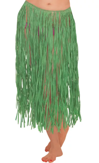 PartyCity Adult Green Grass Skirt