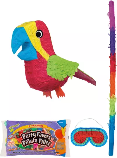 PartyCity Parrot Pinata Kit with Candy & Favors