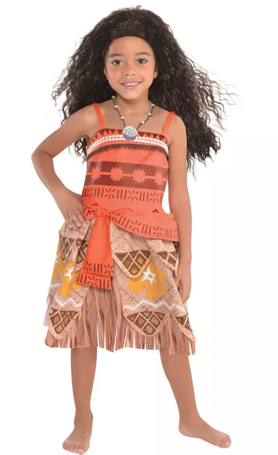  PartyCity Girls Moana Costume