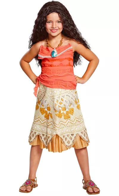 PartyCity Girls Moana Costume