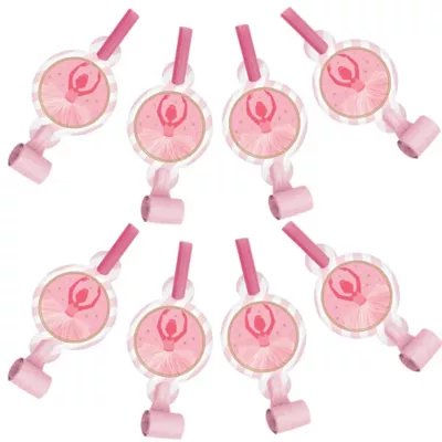  PartyCity Ballerina Blowouts 8ct