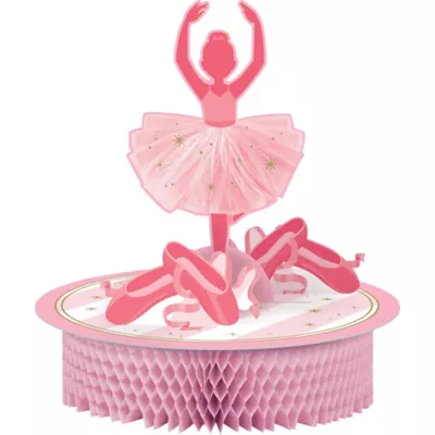 PartyCity Ballerina Honeycomb Centerpiece