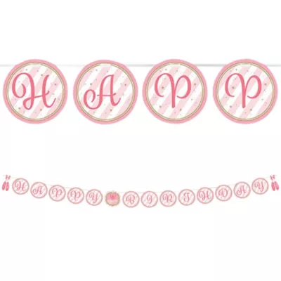  PartyCity Ballerina Birthday Banner