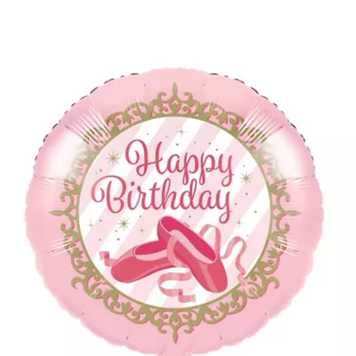  PartyCity Ballerina Birthday Balloon