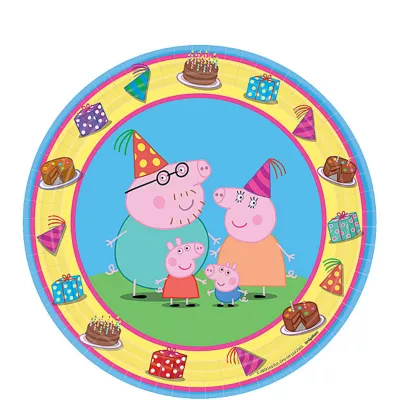 PartyCity Peppa Pig Dessert Plates 8ct