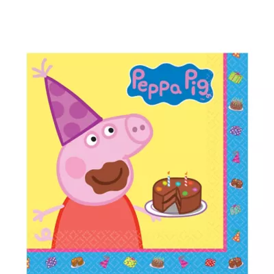 PartyCity Peppa Pig Lunch Napkins 16ct