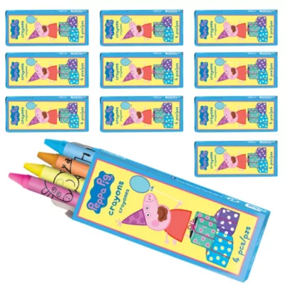 PartyCity Peppa Pig Crayon Boxes 48ct