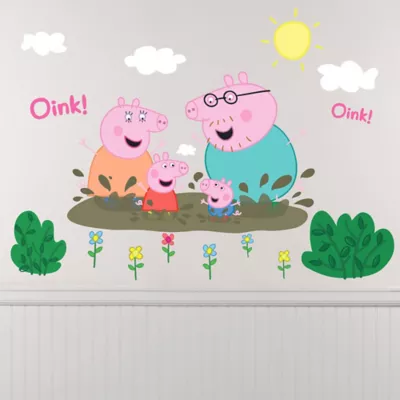  PartyCity Peppa Pig Wall Decals 14ct