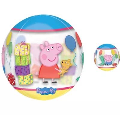 PartyCity Peppa Pig Balloon - See Thru Orbz