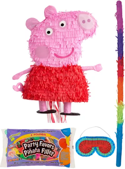 PartyCity Peppa Pig Pinata Kit with Candy & Favors