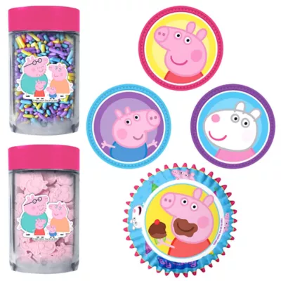 PartyCity Peppa Pig Cupcake Decorating Kit