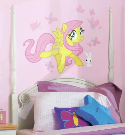 PartyCity Fluttershy Wall Decals 25pc - My Little Pony