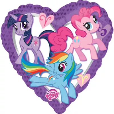 PartyCity My Little Pony Heart Balloon