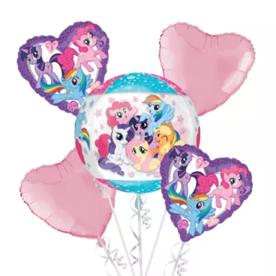 PartyCity My Little Pony Balloon Bouquet 5pc - Orbz