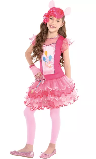 PartyCity Girls Pinkie Pie Costume - My Little Pony