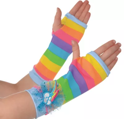  PartyCity Child Rainbow Dash Arm Warmers - My Little Pony