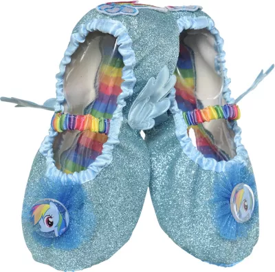 PartyCity Child Rainbow Dash Slipper Shoes - My Little Pony