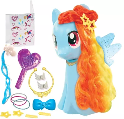 PartyCity Rainbow Dash Styling Playset 17pc - My Little Pony