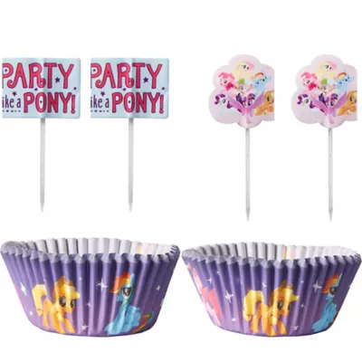 PartyCity My Little Pony Cupcake Decorating Kit for 24