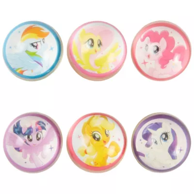 PartyCity Friendship Adventures My Little Pony Bounce Balls 6ct