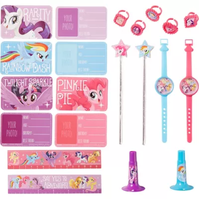 PartyCity Blue, Pink & Purple My Little Pony Favor Pack 48pc