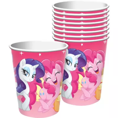 PartyCity Pink My Little Pony Cups 8ct
