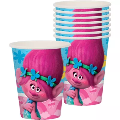 PartyCity Trolls Cups 8ct