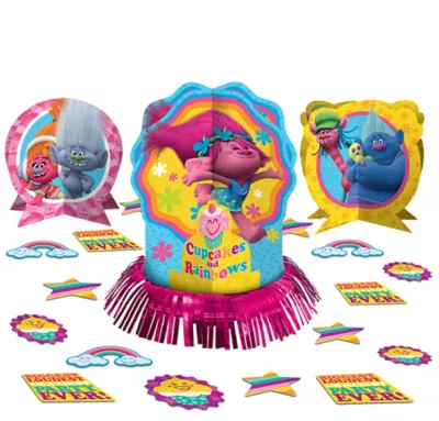 PartyCity Trolls Table Decorating Kit 23pc