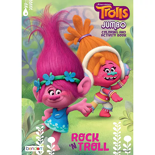 PartyCity Trolls Coloring & Activity Book