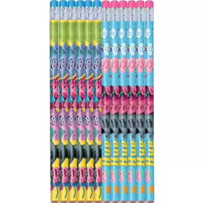 PartyCity Trolls Pencils 12ct