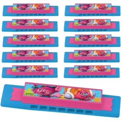 PartyCity Trolls Harmonicas 48ct