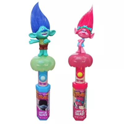  PartyCity Light-Up Singing Trolls Candy Dispensers 12ct