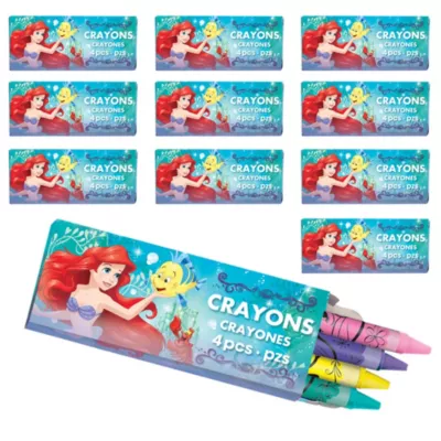 PartyCity Little Mermaid Crayon Boxes 48ct