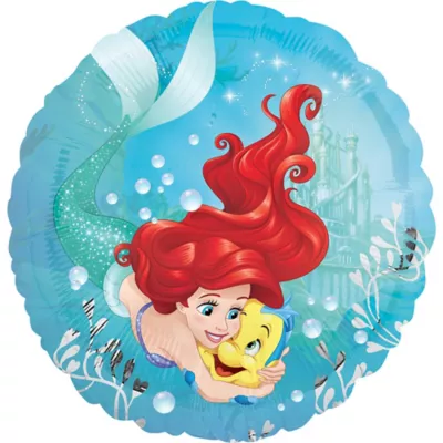 PartyCity Flounder & Ariel Balloon - The Little Mermaid