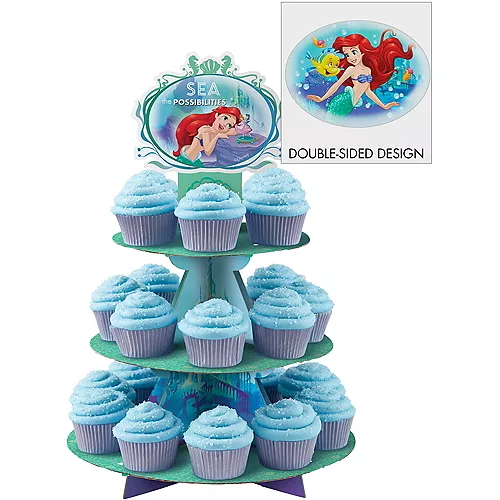 PartyCity Wilton Little Mermaid Cupcake Stand