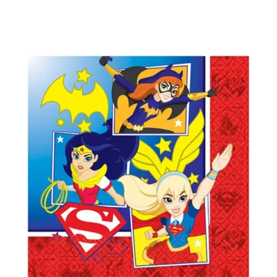 PartyCity DC Super Hero Girls Lunch Napkins 16ct