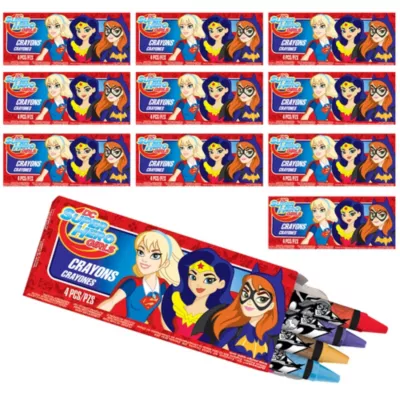 PartyCity DC Super Hero Girls Crayon Boxes 48ct